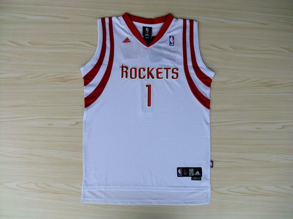  NBA Houston Rockets 1 Tracy McGrady Swingman White Jersey